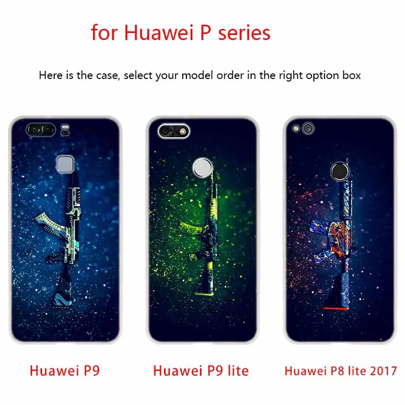 Силиконовый мягкий чехол из ТПУ для Huawei P30 P40 P20 Pro P10 P9 Lite P Smart Z 2020 Counter Strike Global