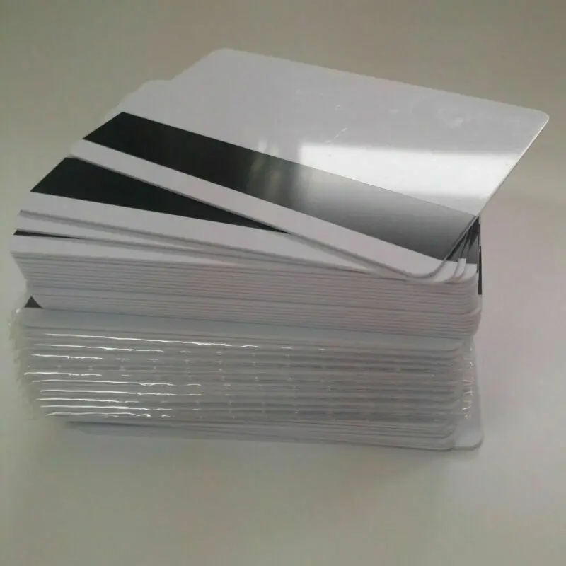 

85.6 (Length) *54 (Width)* 0.76mm(Thickness) Mag Strip Inkjet PVC Blank ID Cards HiCo Matte Epson Canon Magnetic- [10Pcs LOT]