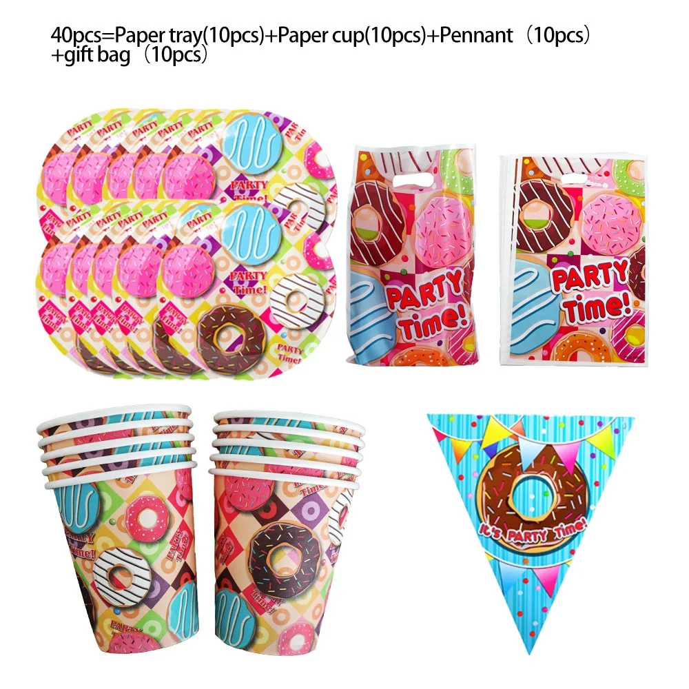 Пончики украшение для дня рождения товары вечерние Ринок баннер будущей мамы