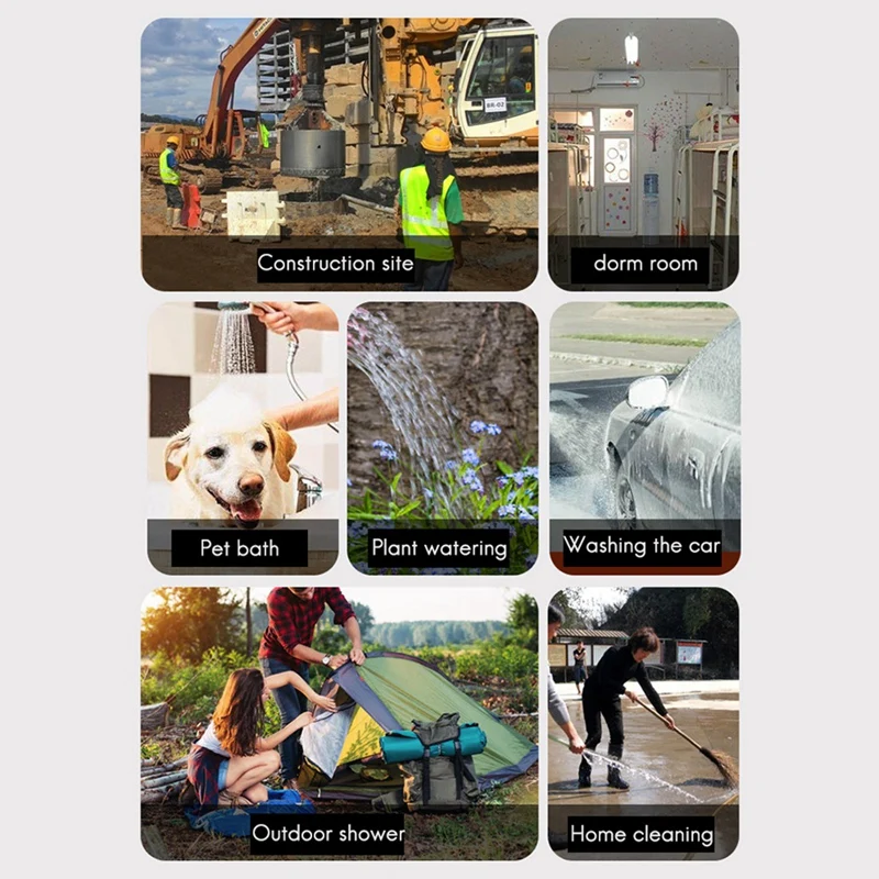Автомобильная мойка душевой набор Электрический насос уличный кемпинг