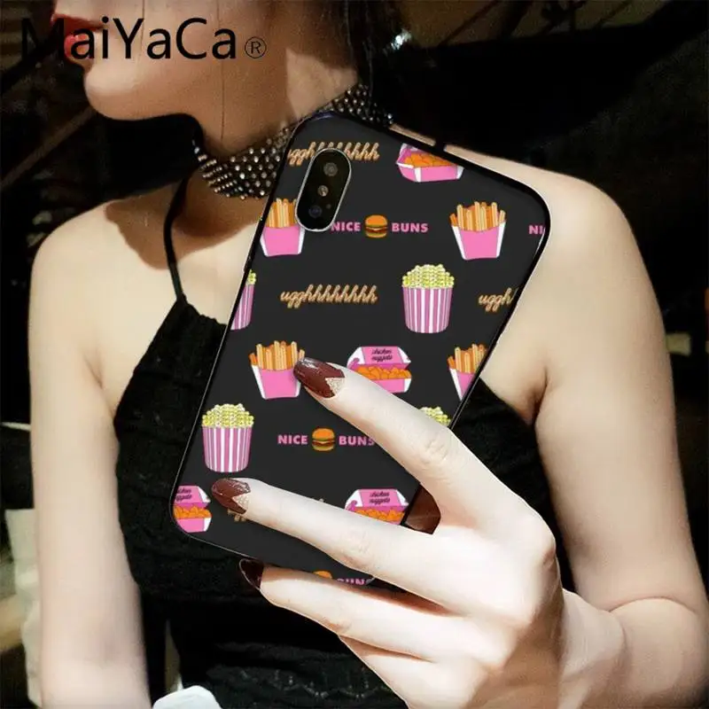 MaiYaCa чехол для телефона с изображением пищевых напитков iPhone 12 8 7 6 6S Plus X XS MAX 5 5S SE XR 11