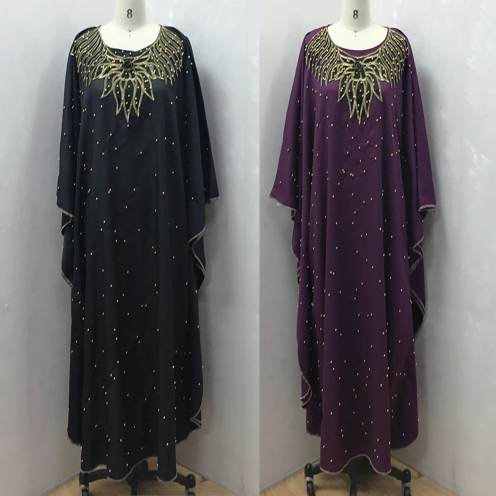 F842Abaya Дубай Турция мусульманская мода хиджаб платье кафтан мусульманская одежда африканские макси платья для женщин