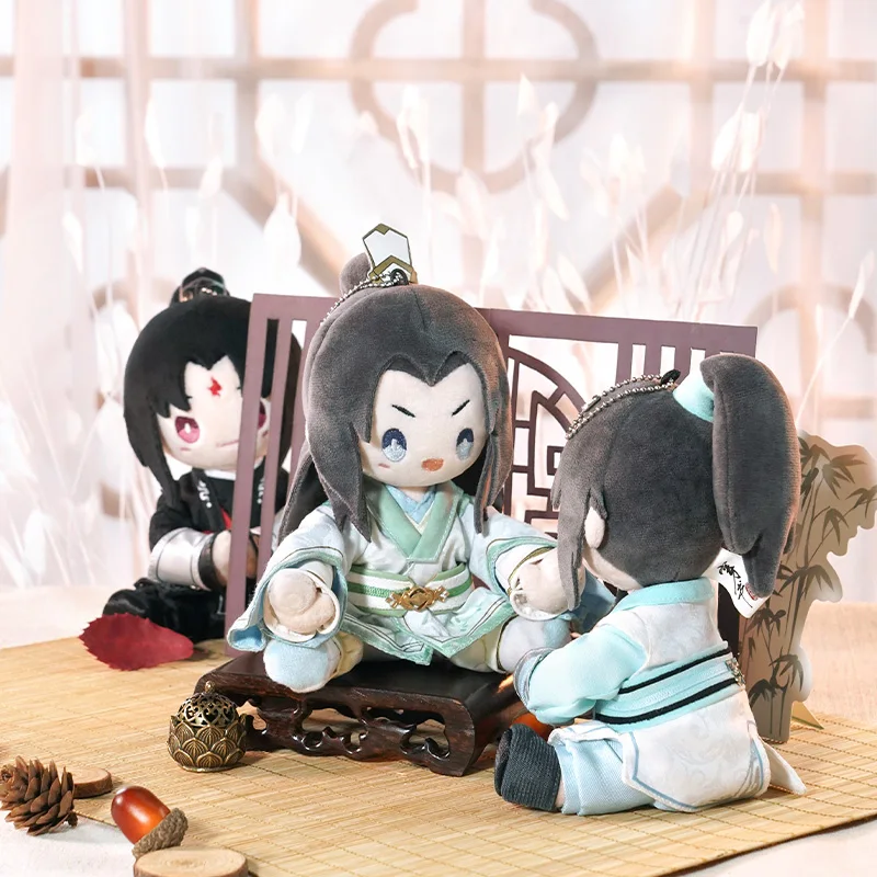 

New Cosplay Cartoon Figure Plush Dolls Toy Keychain Bags Anime Scum Villain Self Saving System Luo Binghe Pendant Keyring Gift