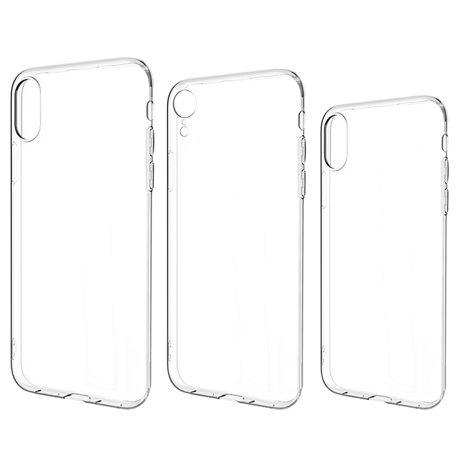 Besegad ударопрочный прозрачный силиконовый мягкий чехол для телефона из ТПУ