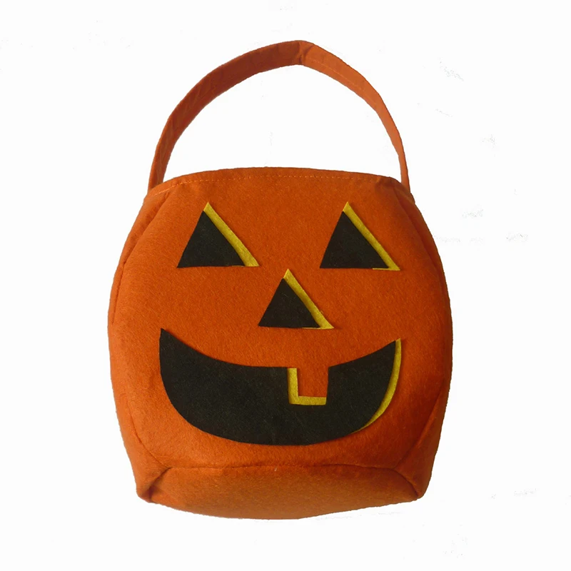 

Halloween Party Supplies Fabrics Pumpkin Bags Halloween Props Kids Children Toys Candy Gift Bag