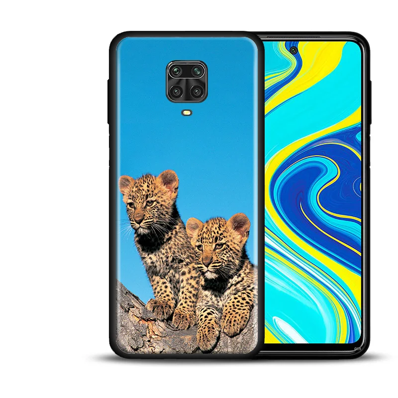 Phone Case for Xiaomi Redmi 10 9 9A 9C 9T 8 8a K30 K40 K20 7 7a 6 6a 9i Note 11 Pro Animal Deer Leopard Soft Black Shell Cover images - 6