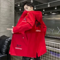 fashion jackets mens spring autumn clothing oversize m 4xl 2022 ins windbreaker male mid length youth coats street outwear tops