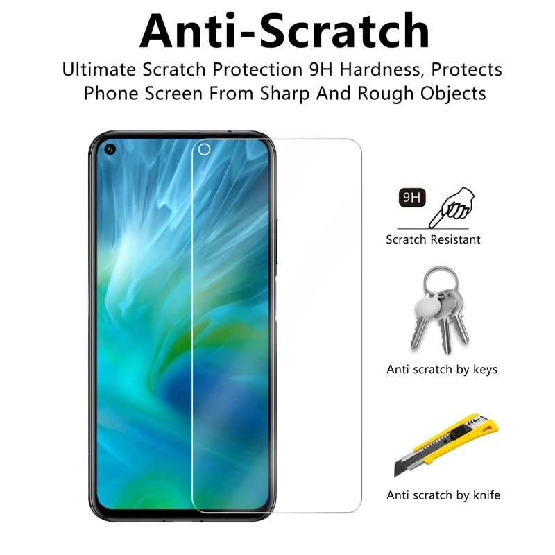 Защитное стекло для Huawei Nova 5T 5i Honor 20 Pro 3 шт. защита экрана закаленное honor 20s