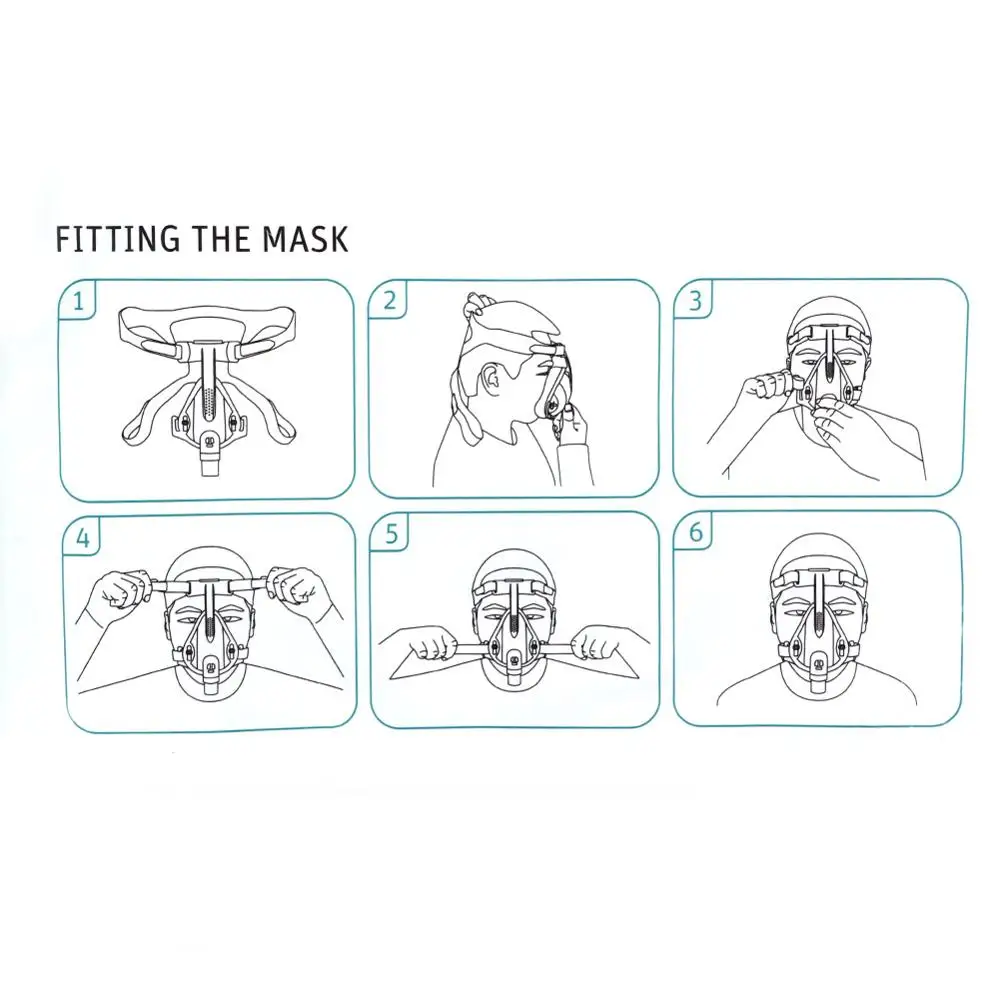 FM2 универсальная маска для лица CPAP с бесплатным головным убором Авто BiPAP