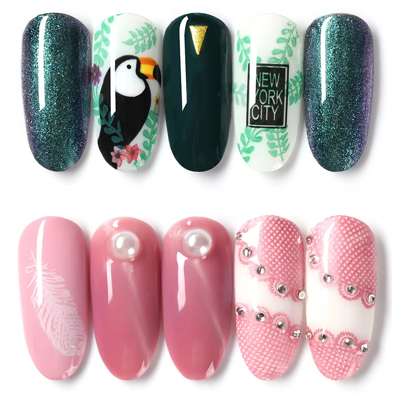 12 цветов гель для штамповки ногтей цветной лак растворимый штамповка УФ дизайна