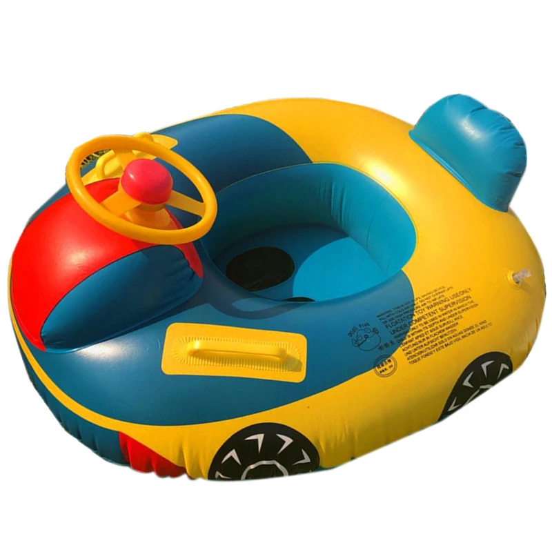 

Cartoon Cars Seat PVC Swimming Ring Baby Toddler Inflatable Pool Float Kids Swimming Ring Float Circle Safety Pool Toys