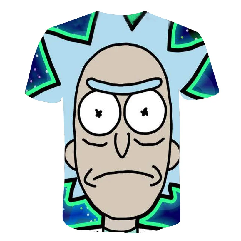 Высокое качество, футболка с Мужская 3D футболка Rick and marty By Jm2, летняя футболка с аниме, футболки с короткими рукавами, топы с круглым вырезом, Прямая поставка