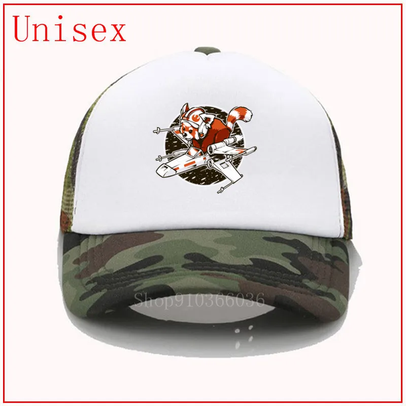 Красная панда стоящая от модных брендов летние шапки для женщин крест-накрест