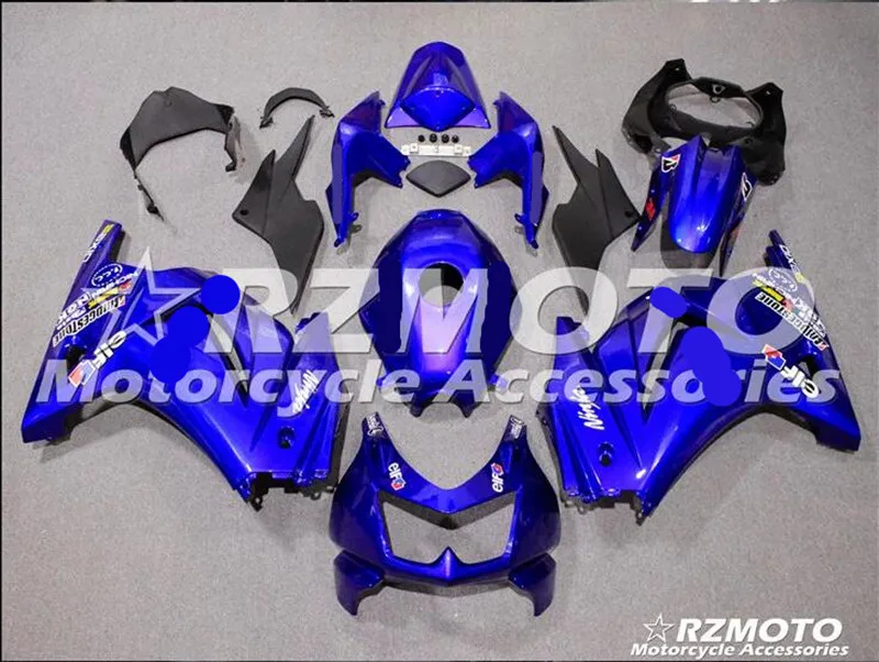 Новый комплект обтекателей для мотоциклов из АБС Kawasaki Ninja250 2008 2009 2010 2011 2012