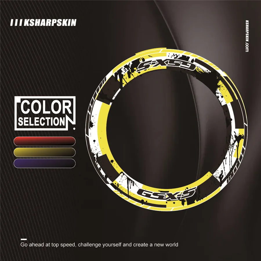 4 X толстый край внешний обод наклейка полоса колеса Светоотражающая s подходит