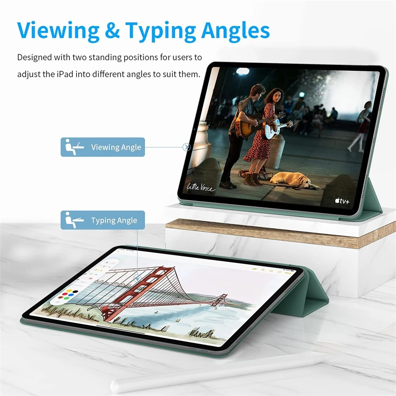 Магнитный умный кожаный чехол-подставка для IPad Air 4 10 9 Mini 6 2021 I Pad Pro 11 12 дюймов 2020 2018