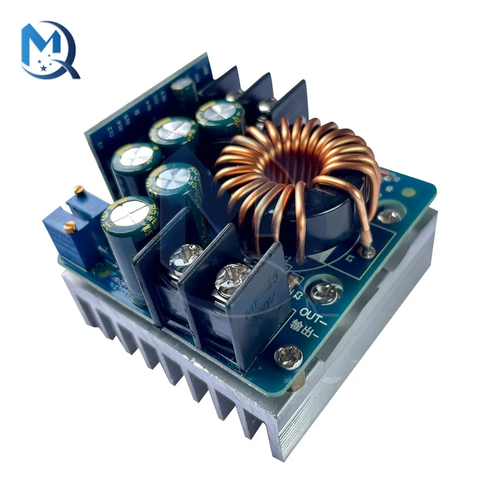Понижающий неизолированный Регулируемый Модуль питания 10-60 в DC-DC 400 Вт постоянное