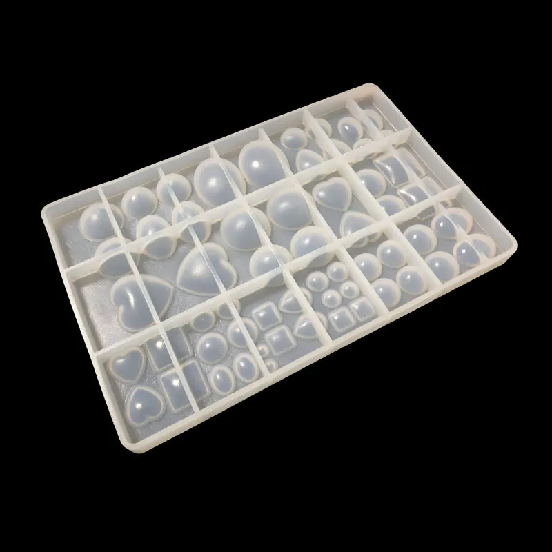 Большая Прозрачная силиконовая форма сделай сам овальные круглые серьги