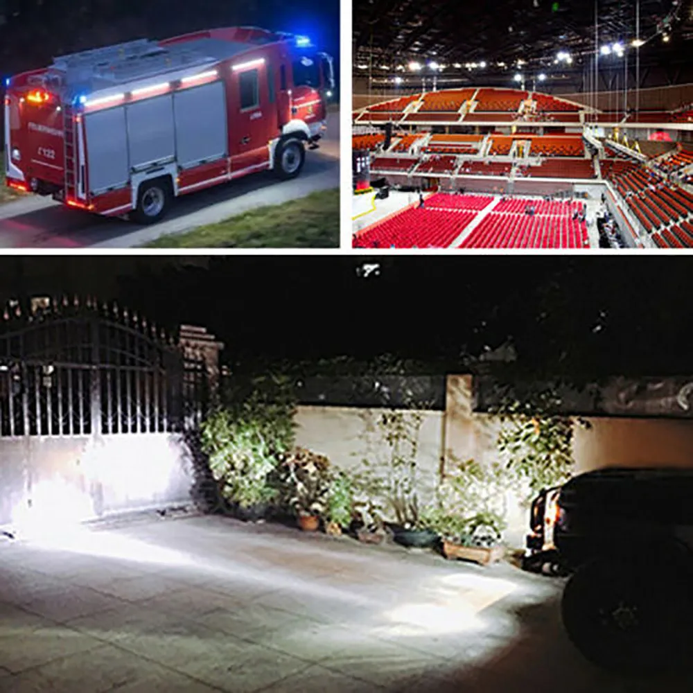 

Square Light 2pcs Spot 4X4WD Truck 6000K Waterproof 60W Work Headlight