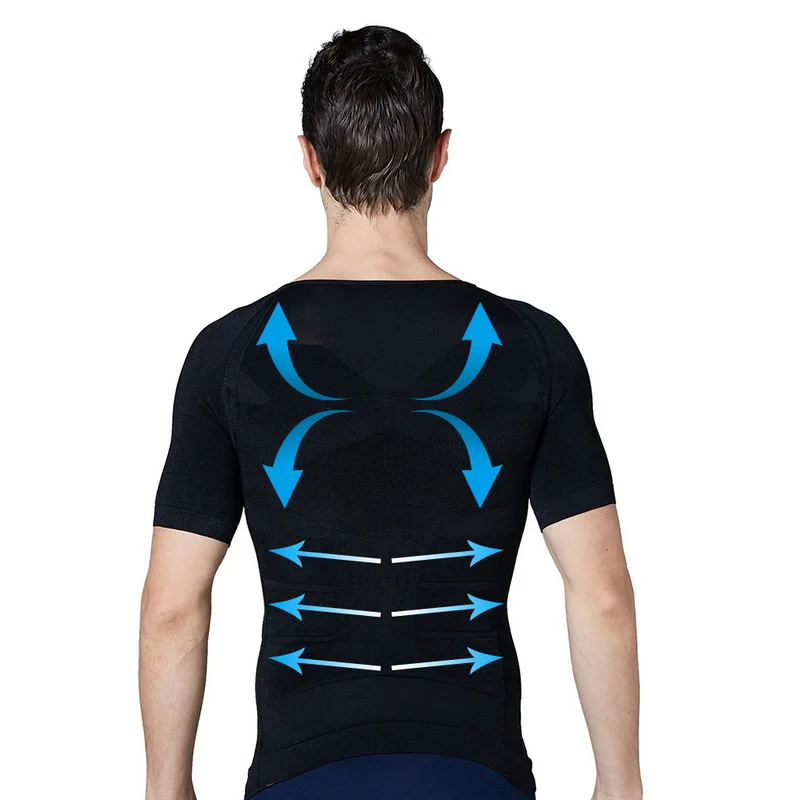 Мужская Неопреновая футболка с короткими рукавами Повседневная