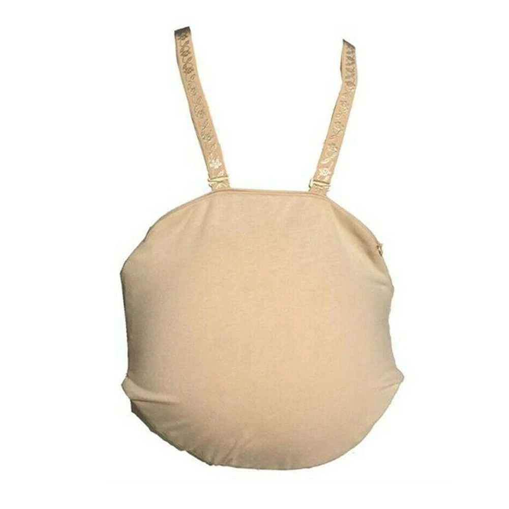 

Dressing Comfortable Tummy Halloween Gift Cosplay Cloth Fake Belly Pregnant Bag Fleshcolor Soft Bump Baby Home Actor Prop Cross