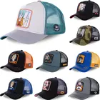 Кепка-бейсболка Мужскаяженская из хлопка, брендовая бейсболка с помпоном дракона, 62 стиля, в стиле хип-хоп, с сеточкой, для отца