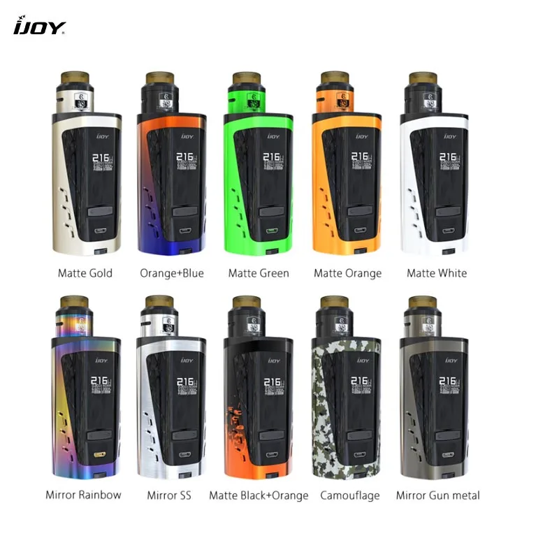 Комплект электронных сигарет IJOY CAPO 216 SRDA Vape Squonker Kit 5 Вт Мощность с Ijoy Combo Srda