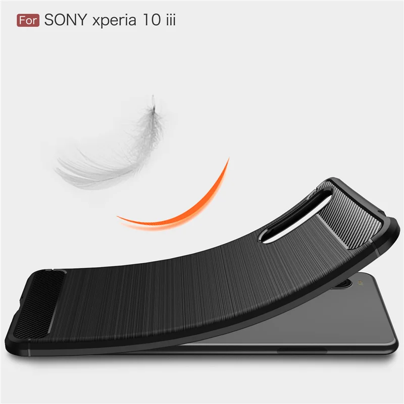 Funda trasera para Sony Xperia 10 III Lite, carcasa suave de TPU para Sony Xperia 10 III Lite-4