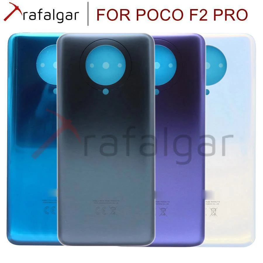 Оригинальная Новинка для Xiaomi Poco F2 Pro задняя крышка батарейного отсека стеклянная