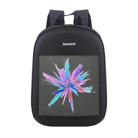 Рюкзак для ноутбука 14 дюймов со светодиодный ным экраном и USb-подсветкой