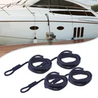 Леска для крыльев лодки с двойной оплеткой, 4 шт., 14 дюйма x 5 футов, лески для крыльев лодки с петлей для крыла, подходит для G0 G1, аксессуары для бампера, лодки