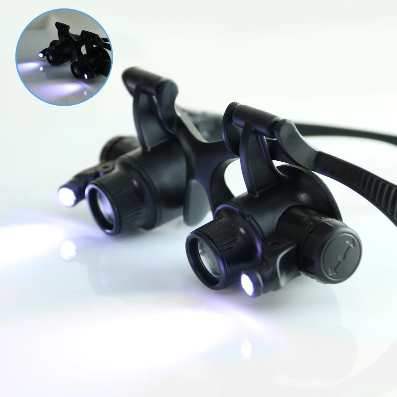 Увеличительные очки 10X 20X увеличительные Ювелирная Лупа для работы с пайкой