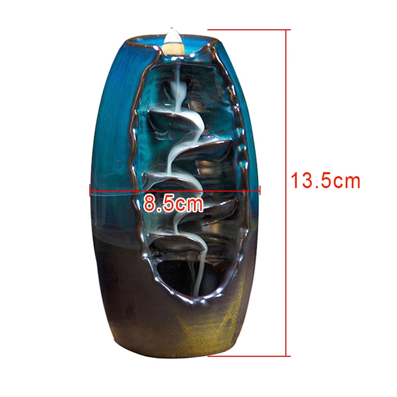 Курильница с обратным потоком для потока Керамика Ладан держатель украшения
