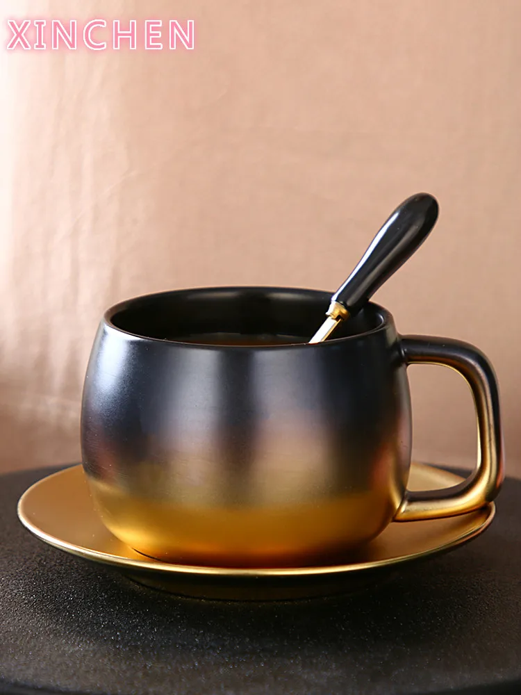 Новая керамическая кофейная чашка в американском стиле с постепенной сменой