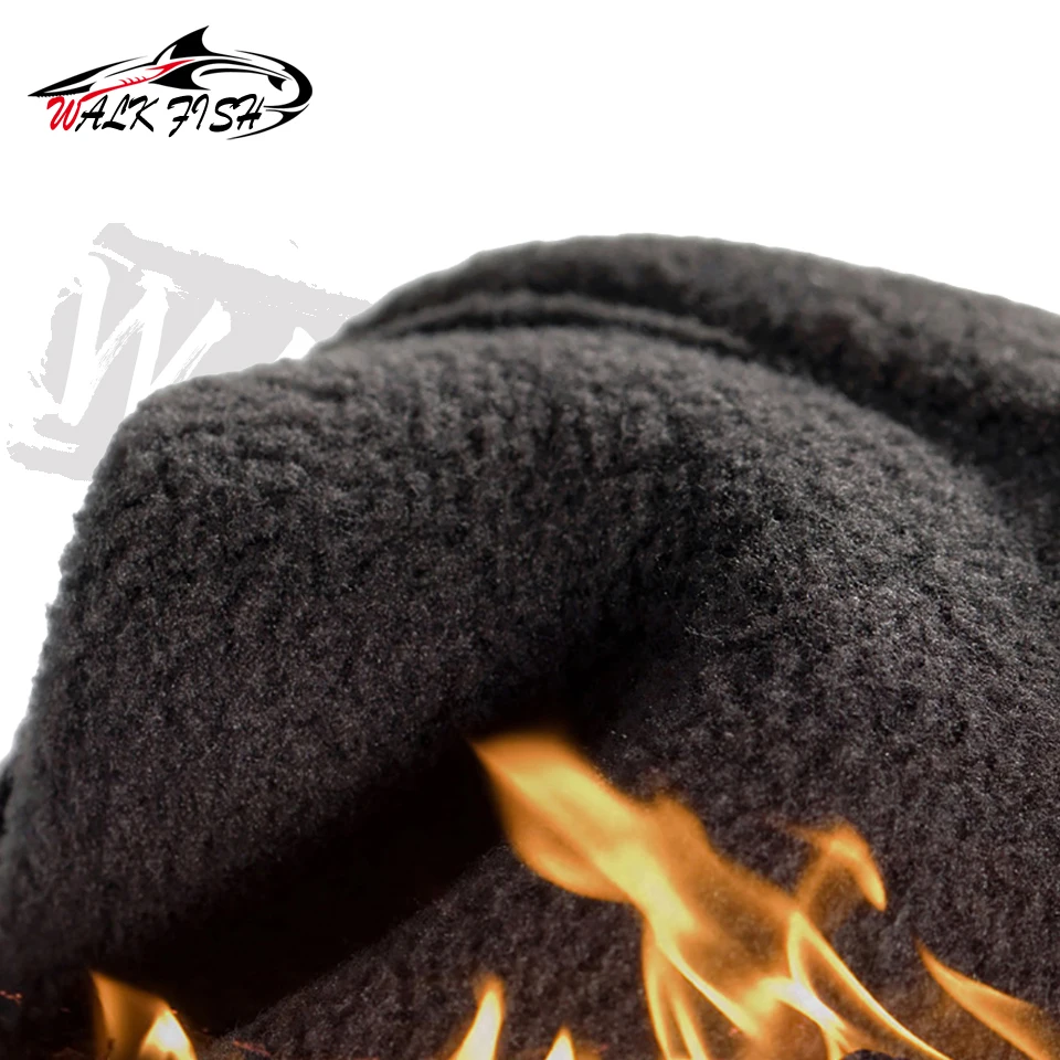 WALK FISH 1 пара рыболовных перчаток теплые Нескользящие водонепроницаемые перчатки