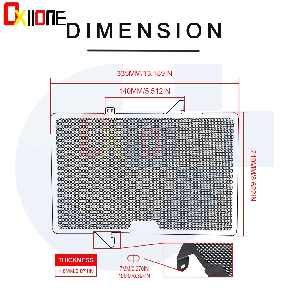 

Aluminum Motorcycle Motorbike Radiator Side Grille Guard Protector Grill Cover Parts For Honda CB 650F CB 650 F 2014-2018 2017