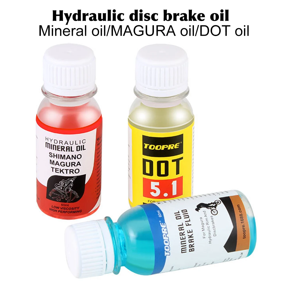 

60ml Lubricating Accessories Fluid Disc Mountain Bikes Portable Anti-Corrosion Cycling Bicycle Brake Mineral Oil Repair For Avid