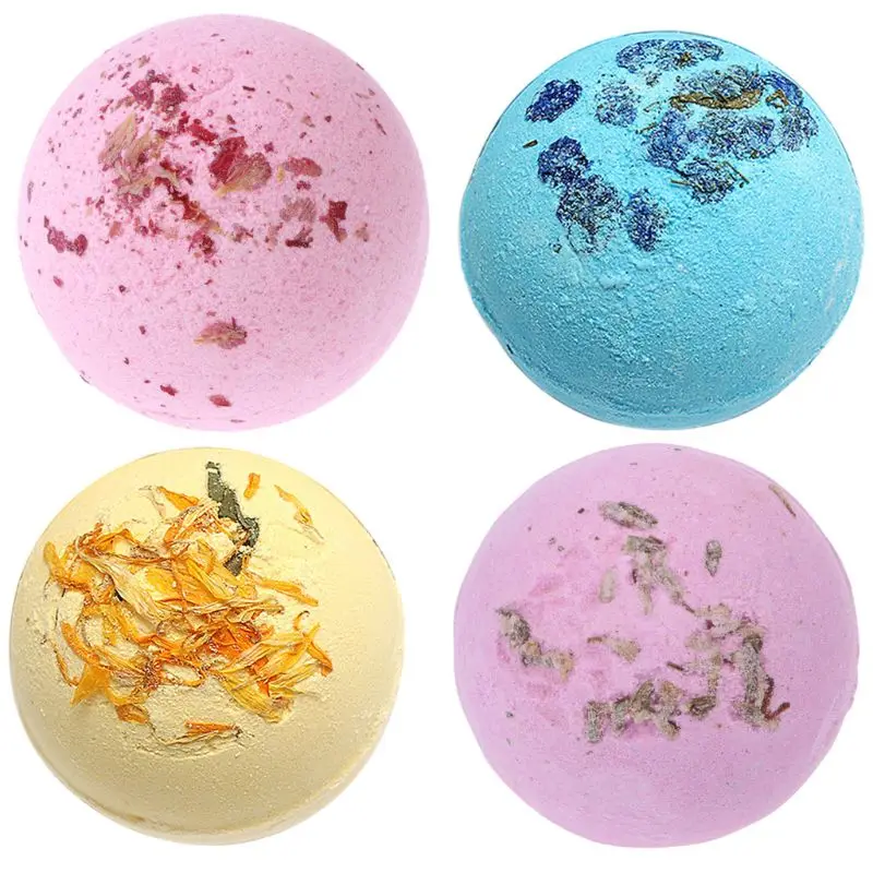 100 г Бомба для ванны мяч эфирного масла тела ароматерапия пузырьки ручной работы