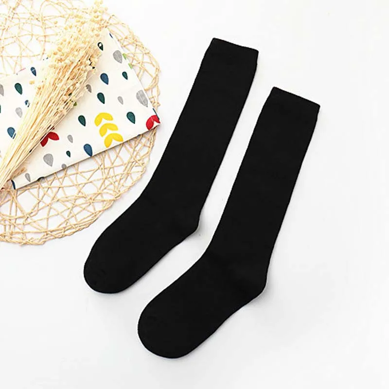 Комплект из 2 предметов хлопковые чулки по колено для маленьких девочек милые