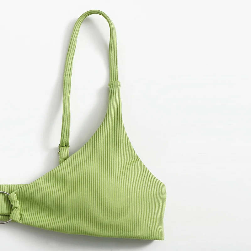 

2021 New Retro Dragon Pattern Solid Color Printing Sexy Strap Bikini 2-Piece Set