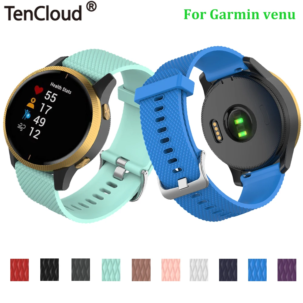 

Наручный ремешок для Garmin venu SQ аксессуары для часов Ремешок сменный ремешок для vivoactive 3 музыка Регулируемая петля силиконовый