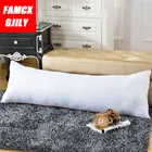 Подушка для сна в стиле аниме, длинная белая, 50x150 см