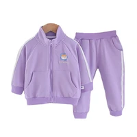 new spring autumn fashion baby girls clothes children cute jacket pants 2pcssets toddler sports casual costume kids tracksuits