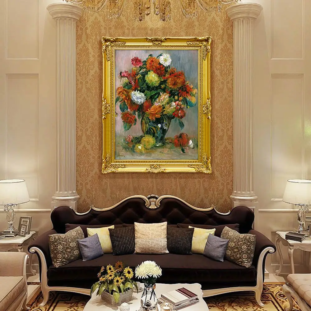 

Cross stitch kits,Embroidery needlework sets with printed pattern,11CT-canvas for Home Decor Painting,Flowers Full NCKF329