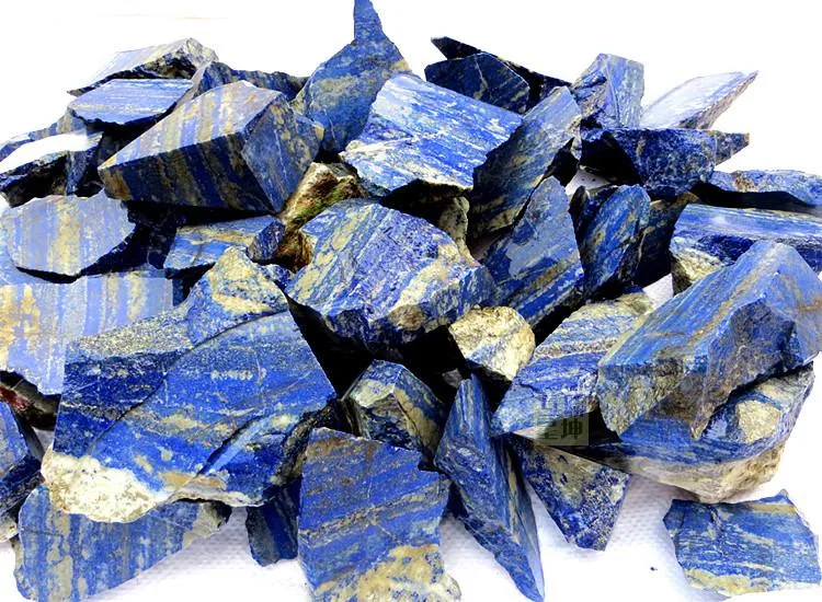 100g Натуральный камень гравийная форма Lapis Lazuli DIY Искусство Ювелирное Украшение