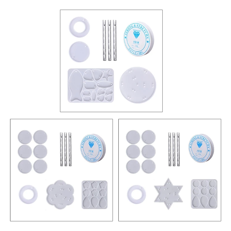 

LXAE DIY Handmade Gifts for friends & Family Silicone Molds Wind Chime Unique Molds
