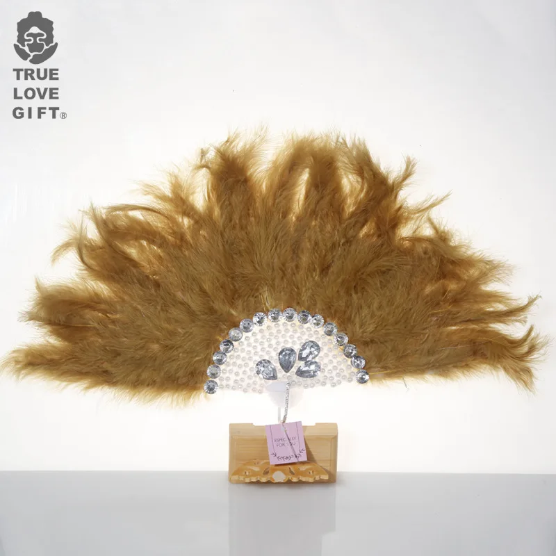 Перьевая ручная работа испанский танец кружево перья вентиляторы для свадьбы