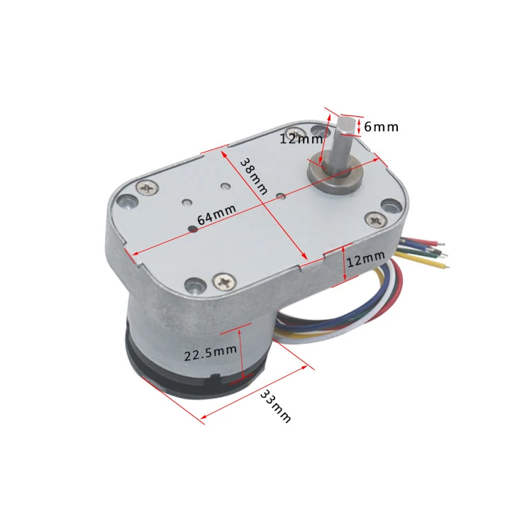 1 шт. DC6V 12V 520 металлическая коробка передач турбо червь редукция скорости