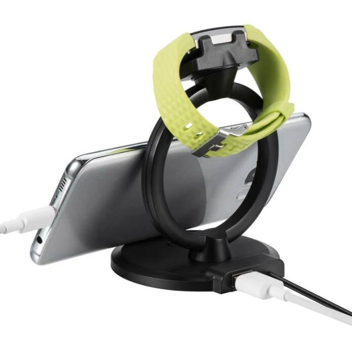

for Fitbit Charge2 Smart Watch Charger Dock ,Cellphone Holder ,Replacement Charging Cable Phone Holder Stand