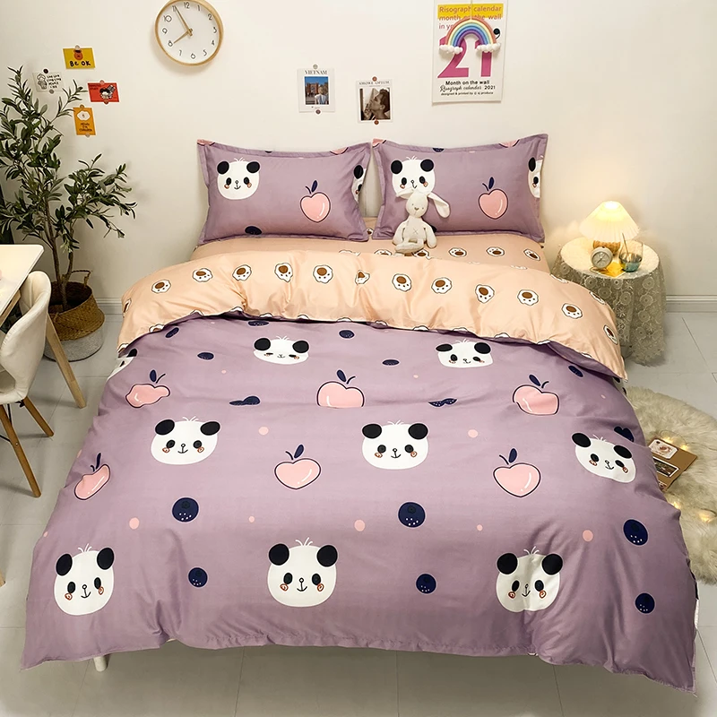 

Machine Washable King ,Twin ,Full Size,2 Pillow Shams And 1 Bed Sheet Queen ,4 Pieces Bedding Set 1 Duvet Cover